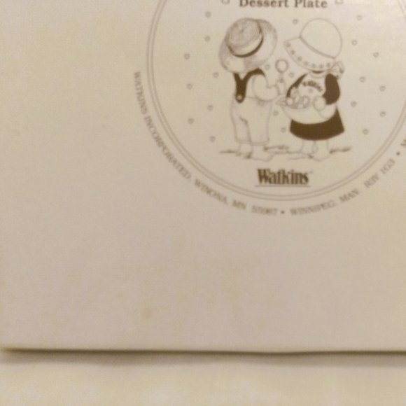 Vintage 1991 Watkins Country Kids Collectors Plate-Org. Recipe Booklet/Box Inc. - Picture 13 of 14